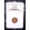 Image 2 : JAPAN: Taisho, 1912-1926, AE 5 rin, year 6 (1917), NGC MS65 RD