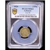 Image 2 : LEBANON: French Mandate, 2 piastres, 1924, PCGS MS64