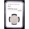Image 2 : NEPAL: Tribhuvana Bir Bikram, 1911-1950, AR 2 mohars, VS1984 (1927), NGC MS67