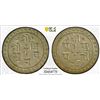 Image 1 : NEPAL: Tribhuvan Bir Bikram, 1911-1950, AR 1/16 rupee, VS[19]96 (1939), PCGS MS65
