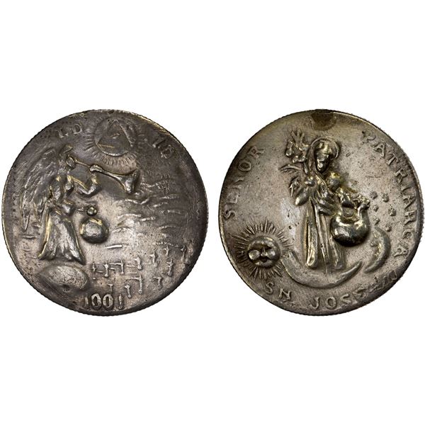 PHILIPPINES: AR 'anting-anting' medal (33.16g), VF