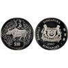 Image 1 : SINGAPORE: Republic, AR 10 dollars, 1997, PCGS PF69 Deep Cameo