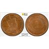 Image 1 : STRAITS SETTLEMENTS: Edward VII, 1901-1910, AE cent, 1908, PCGS MS64 BN