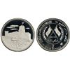 Image 1 : UMM AL QAIWAIN: Ahmad bin Rashid al-Mu'alla, 1929-1981, AR 2 riyals, 1970/AH1389, PCGS PF69 Deep Cam