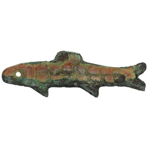 ZHOU: Spring-Autumn Period, 770-475 BC, AE 'fish money' (27.50g), VF