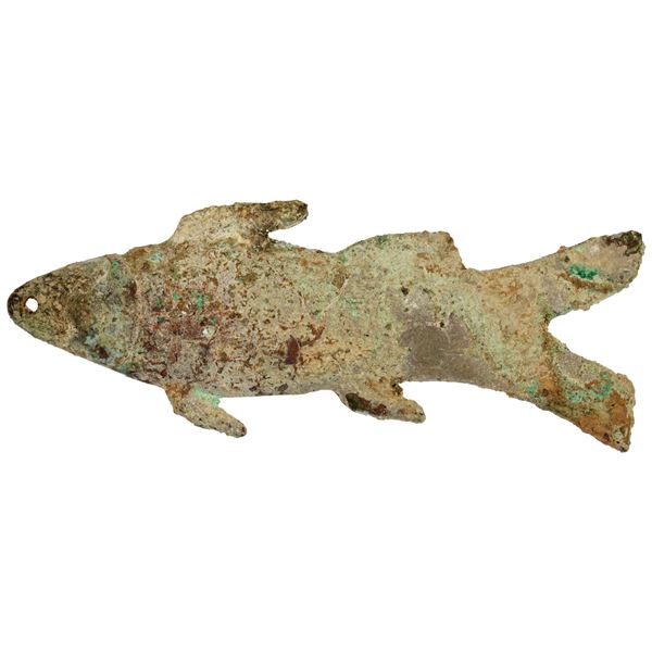 ZHOU: Spring-Autumn Period, 770-475 BC, AE 'fish money' (20.12g), VG to Fine