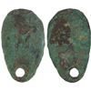 Image 1 : WARRING STATES: State of Chu, 400-220 BC, AE ant nose money (4.48g), F-VF