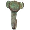Image 2 : WARRING STATES: AE garment hook (40.61g), ca. 4th-3rd century BC, VF
