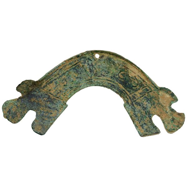 WARRING STATES: Ba & Shu States, 300-225 BC, AE "bridge money" (10.51g), VF