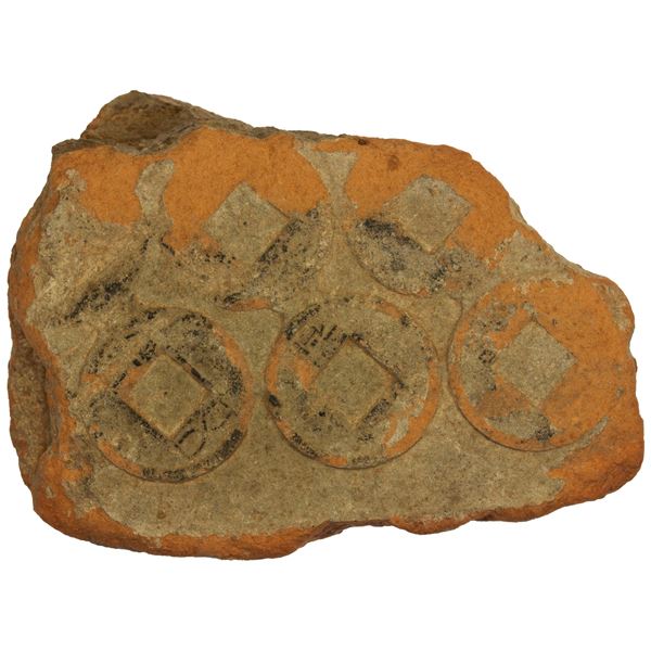 WESTERN HAN: Anonymous, 113-49 BC, clay coin mold, Fine