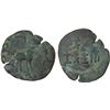 Image 1 : YUTIAN KINGDOM: Anonymous, AE 6 zhu (3.06g), ca. 2nd-3rd century, Choice VF