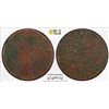 Image 1 : UIGHURISTAN: Hoja Niyaz Haji, 1933-1934, AE 10 cash, Kashgar, AH1352, PCGS XF Detail
