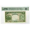 Image 1 : Bahamas. Bahamas Government, L.1936 (ND 1954), Issued Banknote.