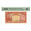 Image 1 : Bahamas. Government of the Bahamas, 1936 (ND 1963), Issued Banknote.