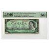 Image 1 : Canada. Bank of Canada, 1967, $1, "Low S/N 277" Centennial Commemorative Issued Banknote.
