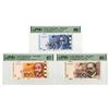 Image 1 : Croatia. National Bank of Croatia, 2002, 50, 100 & 200 Kuna Specimen Banknote Trio, with 2 being "To