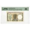 Image 1 : French West Africa. Banque de l'Afrique Occidentale, 1943, 25 Francs, Issued Banknote.