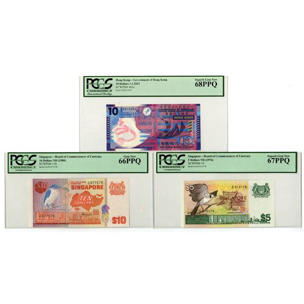 Hong Kong & Singapore. Government of Hong Kong and Board of Commissioners of Currency, 1980 to 2012,