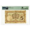 Image 2 : New Hebrides. Banque de l'Indo-Chine, ND (1941), Issued Banknote with Solid Sevens S/N M.70-777,