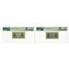 Image 2 : Russia. Treasury Small Change Note, ND (1915), Issued Banknote Pair.