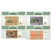 Image 2 : Zaire. Banque du Zaire, 1989 to 1996, Issued Banknote Quartet.