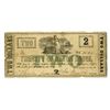 Image 1 : LA. City of Baton Rouge, 1862, $2, Issued Obsolete Scrip Note
