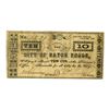 Image 1 : LA. City of Baton Rouge, 1862, 10 Cents Issued Obsolete Scrip Note