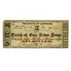 Image 1 : LA. The Parish of East Baton Rouge, 1862, $1, Issued Obsolete Scrip Note