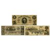 Image 1 : North Eastern United States, 1835 to 1855, Issued Obsolete Banknote Trio.
