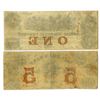 Image 2 : MI. Adrian Insurance Co., and Erie & Kalamazoo Rail Road Bank, 1953, Issued Obsolete Banknote Pair
