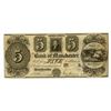Image 1 : MI. Bank of Manchester, 1837, Issued Obsolete Banknote.