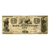 Image 1 : MI. Bank of Washtenaw, 1835, Issued Obsolete Banknote.