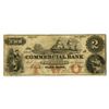 Image 1 : NJ. Commercial Bank of New Jersey, 1856, Issued Obsolete Banknote.