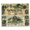 Image 1 : NJ. Sussex Bank and Egg Harbor Bank, ND (1850s) to 1861, Obsolete Banknote Pair.