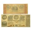 Image 2 : NY. 1838, New York Loan Co., and 1862, Farmers & Mechanics Bank of Rochester, Obsolete Banknote Pair