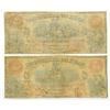 Image 2 : NC. Bank of Lexington, 1860, Issued Obsolete Banknote Pair.