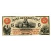 Image 1 : NC. Bank of Lexington, 1860, Issued Obsolete Banknote.