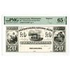 Image 1 : PA. Pennsylvania Savings Bank,, 18xx, ca.1830-50, $20, Proprietary-Reprint Proof, ca.1940-60s