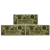 Image 1 : SC. Merchants' Bank of South Carolina, 1857 to 1859, Issued Obsolete Banknote Trio.