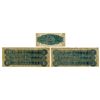 Image 2 : VA. First National Oyster Bank, 1868, Issued and Unissued Banknote Trio.