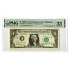 Image 1 : U.S., F.R.N., $1, Series 1963B, Fr.# 1902-E, Issued Banknote with "Barr" Courtesy Autograph.