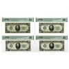 Image 1 : U.S., F.R.N., $20, Series of 1934, 1934A, 1934B, and 1934D, Issued Banknote Quartet.