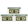 Image 1 : U.S., F.R.N., $20, Series 1950, Issued Replacement Banknote Trio.
