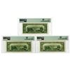 Image 2 : U.S., F.R.N., $20, Series 1950, Issued Replacement Banknote Trio.