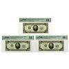Image 1 : U.S., F.R.N., $20, Series 1950, 1950A, and 1950B, Issued Banknote and Replacement Note Trio.