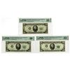 Image 1 : U.S., F.R.N., $20, Series 1950, 1950B, and 1963A, Issued Replacement Note Trio.