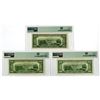 Image 2 : U.S., F.R.N., $20, Series 1950, 1950B, and 1963A, Issued Replacement Note Trio.