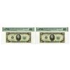 Image 1 : U.S., F.R.N., $20, Series of 1950D, Fr.# 2063-E, Issued Banknote Pair.