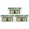 Image 1 : U.S. Silver Certificate, $5, Series 1953, Fr.# 1655, Sequential Issued Banknote Trio.