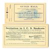 Image 1 : LA. & MO., Louisiana Purchase Exposition, 1904 Guild Hall Invitation & Brochure.